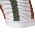 thumbnail image 5 of YLSDY Men's Vertical Striped Knit Golf Shirt V-Neck Casual Short Sleeve Summer Top White L, 5 of 7