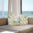 thumbnail image 4 of Outdoor Pillow Cover Spring Flowers Leaves Set of 2 Waterproof Throw Pillowcases Vintage Floral Plant Decorative Patio Furniture Pillows for Couch Garden Indoor & Outdoor Use, 4 of 9