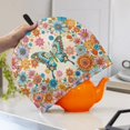thumbnail image 3 of HELLHERO Polyester Canvas Teapot Dust Cover Ornate Butterfly and Florals Easy to Clean Protector for Novelty Gift, 3 of 8