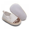 thumbnail image 3 of Infant Baby Boys Girls Slip On Canvas Shoes,Soft Sole Anti-Slip Flats Toddlers Lazy Loafers First Walkers Shoes, 3 of 4
