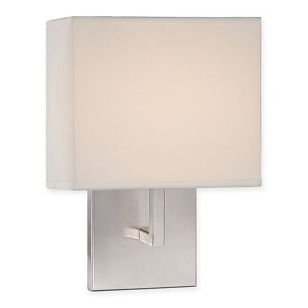 George Kovacs Led Wall Sconce With Brushed Nickel Finish Com - George Kovacs Wall Lights George Kovacs Led Wall Sconce With Brushed Nickel Finish Com - George Kovacs Wall Lights