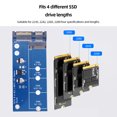 thumbnail image 3 of Adaptador M.2 SSD B Key M2 SATA Riser SATA3 6G Tarjeta compatible con 2230/42/60/80 M.2 SSD, 3 of 8