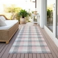 thumbnail image 6 of Addison Rugs Chantille Indoor/Outdoor Transitional Plaid Granite Washable Runner Rug, 2'3" x 7'6", 6 of 6
