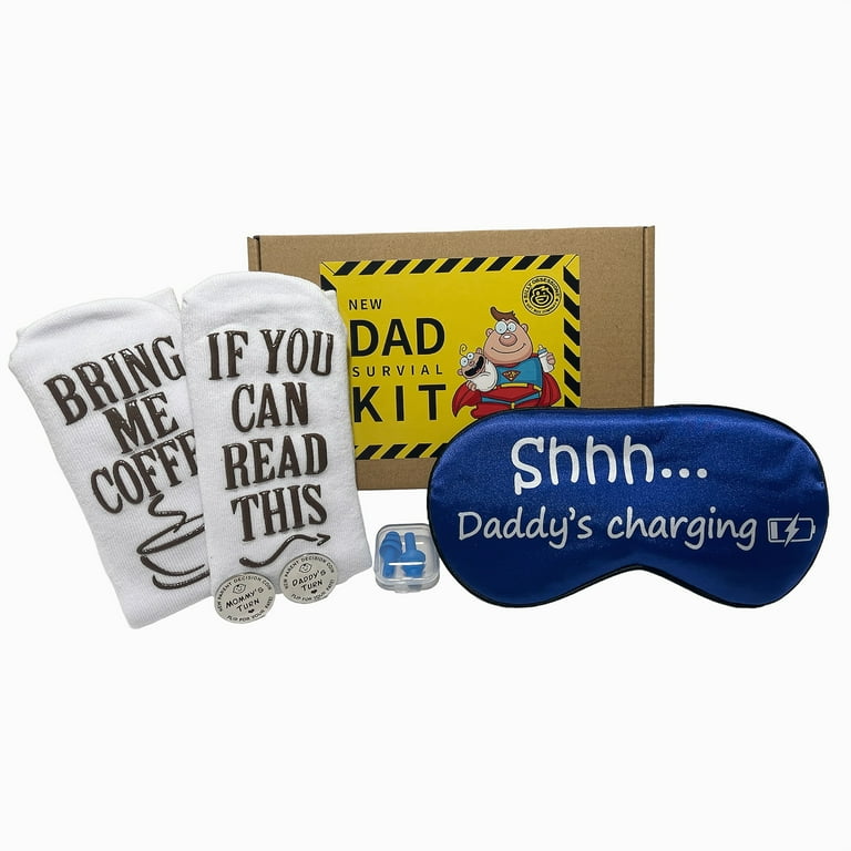 New Dad Survival Kit Funny Gift for New dad and New Parents, Gift