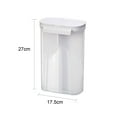 thumbnail image 2 of Clear Rice Dispenser Container Leak Proof Air Tight Container for Rice Sugar Candy Flour, 2 of 4