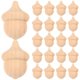 thumbnail image 1 of 30pcs Wood Acorns Unfinished Wood DIY Craft Wedding Party Ornaments Decorations, 1 of 4