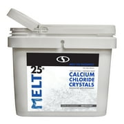 Snow Joe MELT 25 Lb. Bucket Calcium Chloride Crystals Ice Melter