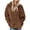 Coffee, variant on jsaierl Womens Fleece Hooded Sweatshirts Solid Sherpa Hoodies Top Long Sleeve Cozy Plush Pullover Plush Drarwstring Comfy Hoodie