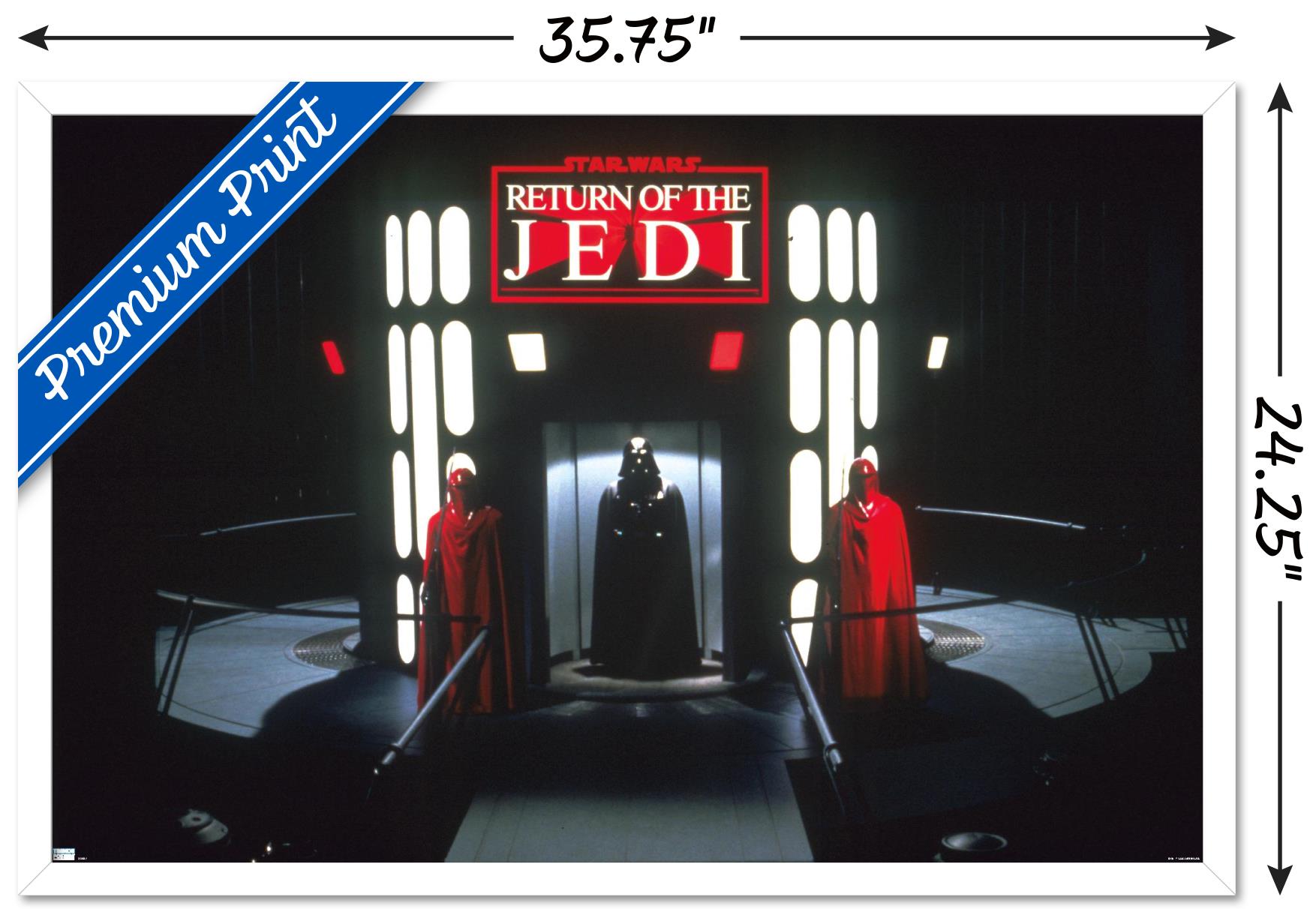 Star Wars: Return of the Jedi - Vader and Royal Guard Wall Poster, 22.375" x 34" Framed