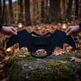 thumbnail image 4 of Linnome Halloween Black Wings Pet Harness Costume Accessory Adjustable Neck Chest Straps With for Small Medium Dogs Cats Party Photo Prop, 4 of 8