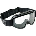 Raider Youth MX OffRoad Riding Goggles, Black
