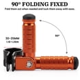 thumbnail image 4 of Estriberas para moto XINGWU M8, plegables en 90 grados (color naranja), 4 of 7