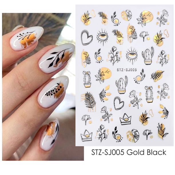 Uñas postizas, pegatinas para uñas, regalos para mujeres, pegatinas para uñas, pegatinas para uñas, pegatinas para uñas, pegatinas para uñas, pegatinas decorativas delicadas, pegatinas para uñas