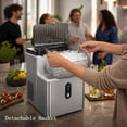thumbnail image 6 of Havato Nugget Ice Maker Countertop, 35lbs/24H, Chewable Nugget Ice Machine with Self-Cleaning Function for Home/Office/Parties, 6 of 6