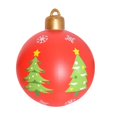 thumbnail image 3 of Bola inflable navideña de 60 cm, bola decorada de PVC, bolas gigantes grandes, bolas de juguete para decorar árboles de Navidad, bola sin adorno de luz, 3 of 5