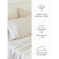 thumbnail image 4 of Comfort Canopy - 4 Piece Solid Natural Rayon Derived from Bamboo Bed for King Size Bedding, 4 of 12