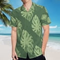 thumbnail image 5 of High Quality Hawaiian Shirts for Men Short Sleeve Aloha Beach Shirt Floral Summer Casual Button Down Shirts Blouses M2HQFN, 5 of 7