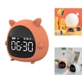 thumbnail image 4 of Despertador para , Despertador Digital para El Dormitorio de , Lindo Reloj Entrenador de para , Despertador , Naranja BLESIY lindo despertador, 4 of 6