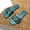 Blue, variant on WIZUTIZ Shower Sandals Women Soft Trendy Walking Slide Sandals Women Summer Slip on Sandals Slides Beach Slide Sandals Indoor Flat Heel Yoga Mat Slippers for Ladies Mother's Day Gifts for Grandma
