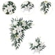 thumbnail image 4 of 2 piezas de flores artificiales para arco de boda, guirnalda floral de seda. Blanco, 4 of 9
