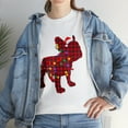 thumbnail image 2 of Red Plaid French Bulldog Dog Christmas Pajamas Xmas T-shirt, 2 of 2