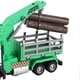 thumbnail image 2 of Logging Truck Toy 1:32 Wooden Vehicle Model with Light Music Effect for Kids 6 Years Old Above Green, 2 of 2