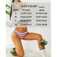 thumbnail image 2 of FINETOO 5 Pack Cotton Underwear for Women Cheeky High Cut Breathable Hipster Bikini Panties Pack S-XL, 2 of 6