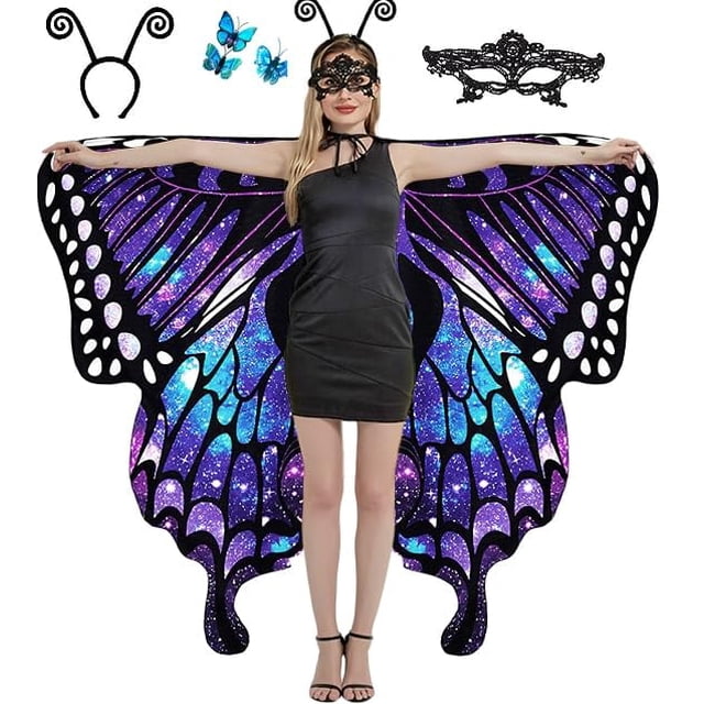 Disfraz de Mariposa para Mujer, Parte del Disfraz de Halloween