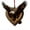Eagle, variant on Summercome Animal Christmas Ornament, Heart-Shape Forest Christmas Ornaments, 2D Forest Animal Decoration, Hanging Woodland Pendant for Xmas Tree, Hanging Ornament Home Party Decor, Polar Bear