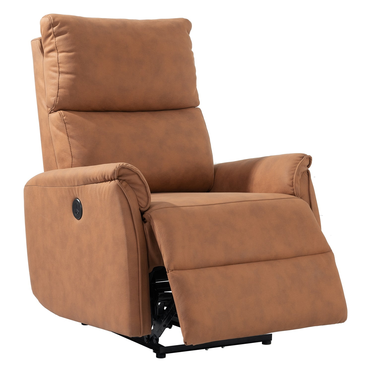 Resenkos Electric Power Recliner Chair, Upholstered Lounge Single Sofa, Home Theater Seating with USB Charging Ports for Living Room Bedroom, Orange Resenkos Electric Power Recliner Chair, Upholstered Lounge Single Sofa, Home Theater Seating with USB Charging Ports for Living Room Bedroom, Orange
