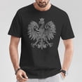 thumbnail image 2 of Polish Eagle Poland Coat of Arms Graphic Tee Unisex Adult Cotton Retro Flag Polish Pride Heritage Gift, Size 3XL, Color Black, 2 of 4