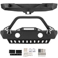 thumbnail image 5 of CCIYU Texture Black Front & Rear Bumper Compatible for Chevrolet Wrangler JK 2007-2018, 5 of 8