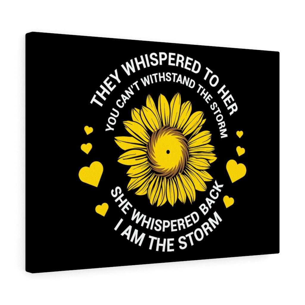 Inspirational Wall Art I Am The Storm Wall Art Motivational Motto
