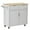 Grey, variant on HOMCOM Rolling Kitchen Island with Storage Cabinet, Drawers, Towel Rack