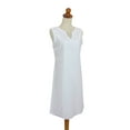 thumbnail image 5 of NOVICA Cotton shift dress, 'Lily in White', 5 of 6