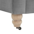 thumbnail image 6 of Rustic Manor Audriana Linen Club Chair, Light Gray, 6 of 8