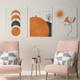 thumbnail image 3 of Electronicheart 3Pcs Abstract Painting Unframed Art Pattern Picture Wall Simple Artwork Hanging Poster Interior Decoration for Office, 3 of 6