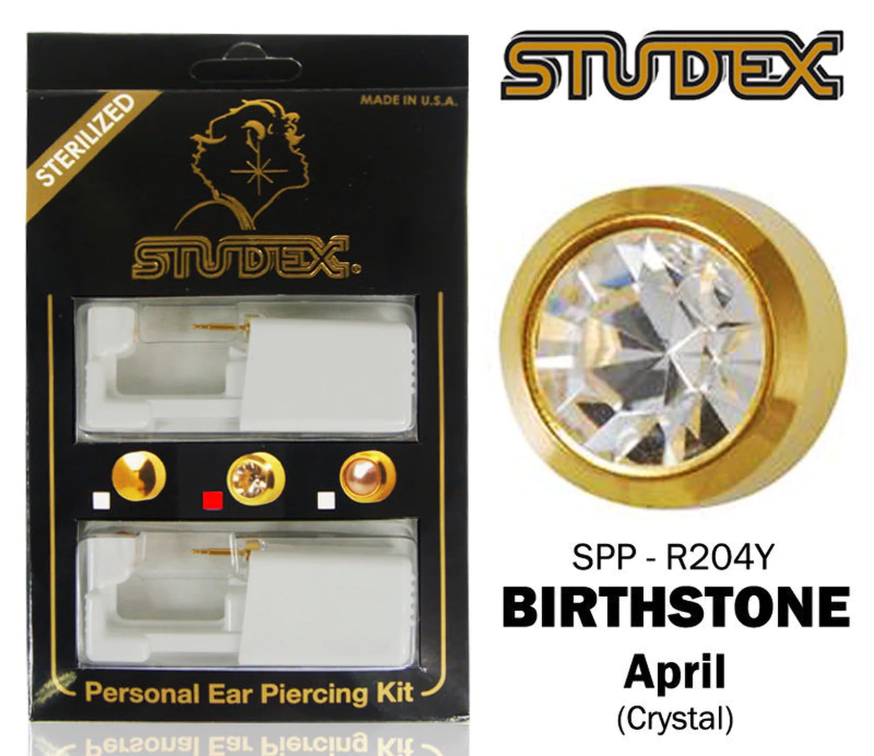 Sterilized ear 2024 piercing studs studex