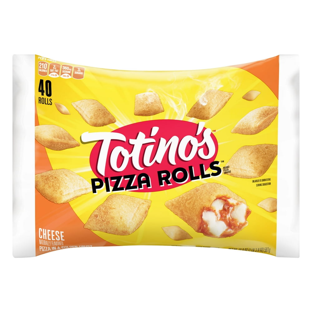 Totino's Cheese Pizza Rolls, 40 ct, 19.8 oz Bag