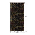 thumbnail image 5 of Math Equations Geometric Shapes Black Pattern Shower Curtain 36"x72" ,Bathroom Decorative Shower Curtains Set with 12 Hooks,Modern Waterproof Washable Shower Curtain, 5 of 6