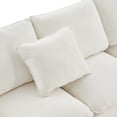 thumbnail image 4 of MAYEERTY 110x57" Modern U-Shaped Modular Sofa - 6-Seat Chenille Sectional with 2 Pillows, Freely Combinable for Living Room/Apartment/Office, 2 Colors, 4 of 24