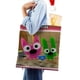 thumbnail image 4 of Hoops and Yoyo Bolso de tela con estampado de lienzo para mujer, bolsa de compras reutilizable y estética, con cremallera interior, regalo para mujer,38*45cm., 4 of 6