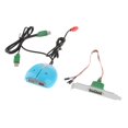 thumbnail image 1 of Tachiuwa Desktop Computer Case Power /off Reset Button Switch with USB Blue, 1 of 9