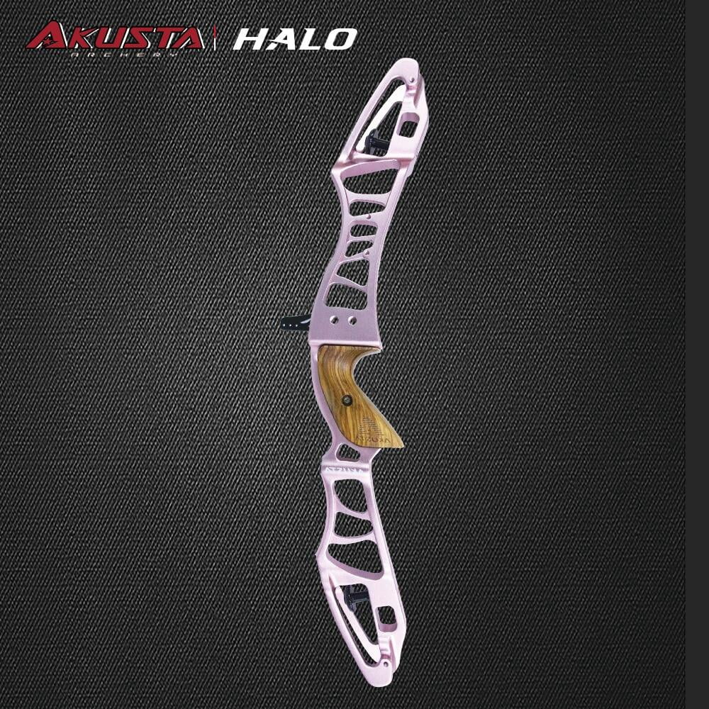 Akusta Halo Series 21 inch 23 inch ILF Riser Archery Recurve Bow Handle for Aluminum Alloy CNC Right Hand