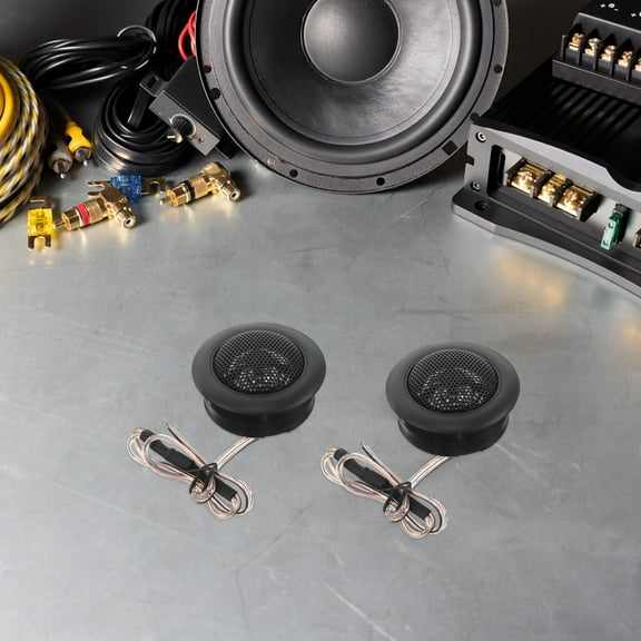 FUTUREORYY 1 Pair Small Car Speakers for Car and Motorcycle Audio Systems