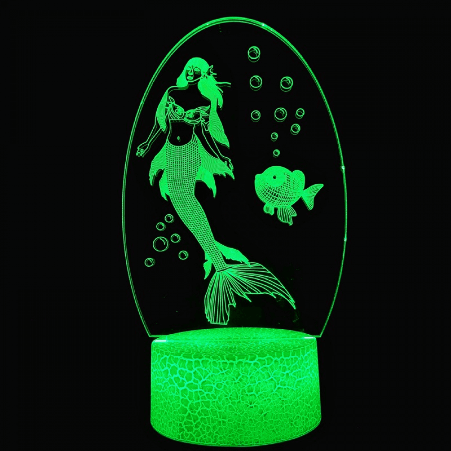 Mermaid 3D Lamp Night Light for Kids with Smart Touch Remote 16 Colors  Changing Dimmable Mermaid Gifts for Girls Children - AliExpress