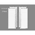 thumbnail image 3 of LV Replacement for Federal Pioneer Stablok Electrical Circuit Breaker Fuse Panel Directory Labels Stickers (32 Circuits 2 Pcs), 3 of 4