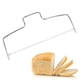 thumbnail image 2 of Cortador de pasteles de acero inoxidable con altura ajustable, 8 escalas, herramienta de corte de doble línea, resistente a la corrosión, accesorio de cocina para bricolaje., 2 of 8