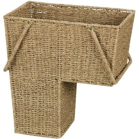 Household Essentials Seagrass Stair Basket