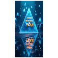 thumbnail image 3 of Neon Style Ice Themed Happy Birthday Banner Party Decoration Background Backdrop for Birthday Parties Photography Props Celebrations, 3 of 4